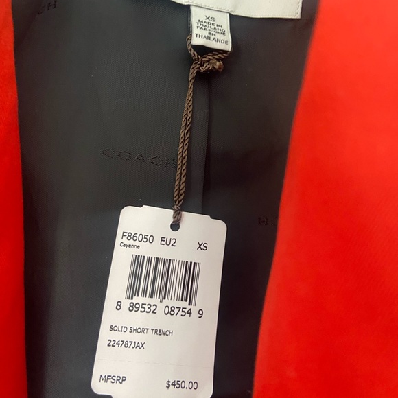 XS AUTHENTIC COACH TRENCH COAT. - Picture 3 of 4